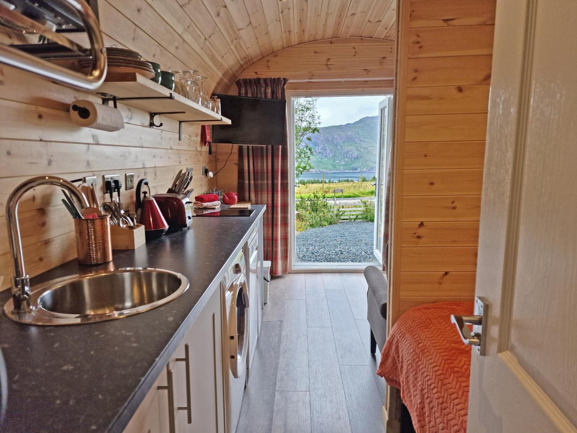 Ferienwohnung Rowan Gorgeous Glamping Hideaway Durnamuck Exterior foto